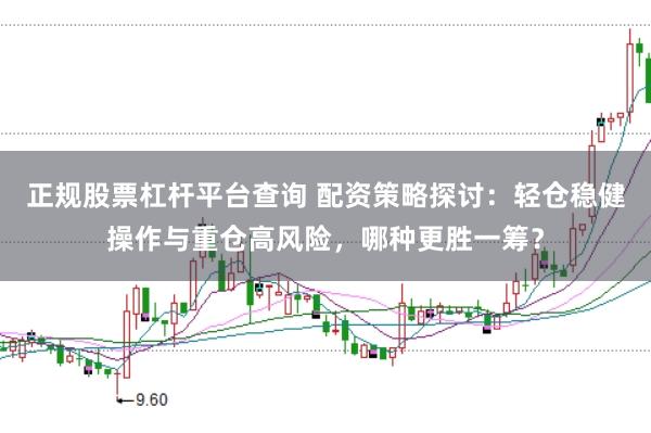 正规股票杠杆平台查询 配资策略探讨：轻仓稳健操作与重仓高风险，哪种更胜一筹？