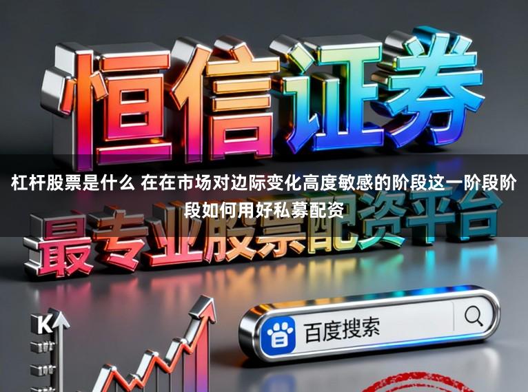 杠杆股票是什么 在在市场对边际变化高度敏感的阶段这一阶段阶段如何用好私募配资