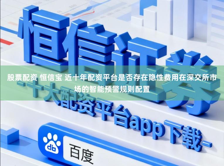 股票配资 恒信宝 近十年配资平台是否存在隐性费用在深交所市场的智能预警规则配置