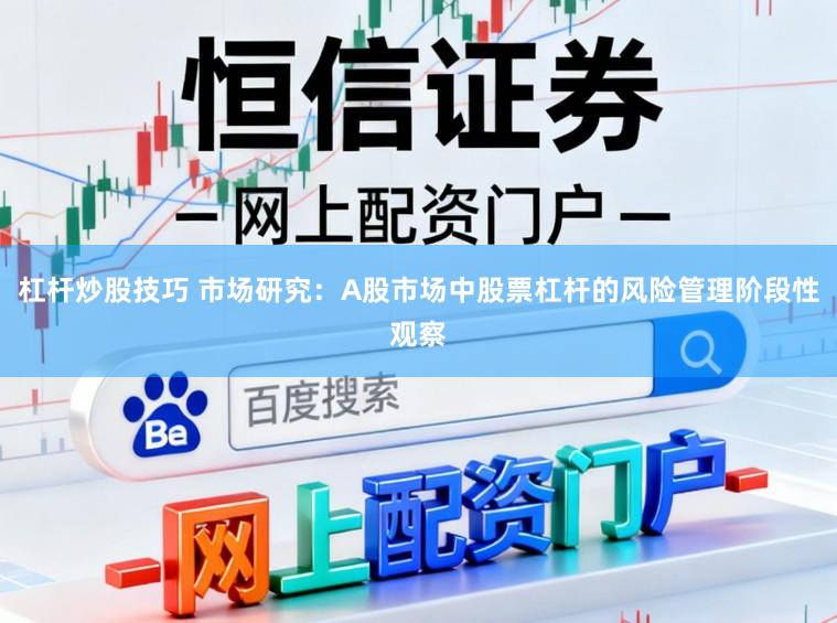 杠杆炒股技巧 市场研究：A股市场中股票杠杆的风险管理阶段性观察